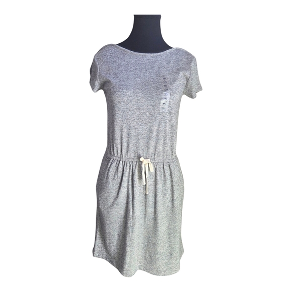 SOLD    GAP Gray Casual Kids Dress With Pockets Size XXL  14-16 - Picture 1 of 7